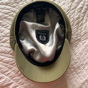 Brixton Green Cap with Black Logo